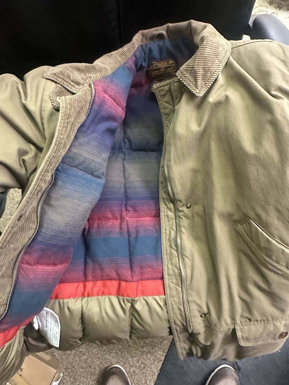70s Eddie Bauer Goose Down Pilot Coat VINTAGE - MINT TETON TESTED